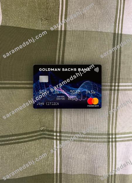 USA Goldman Sachs Bank mastercard photolook front
